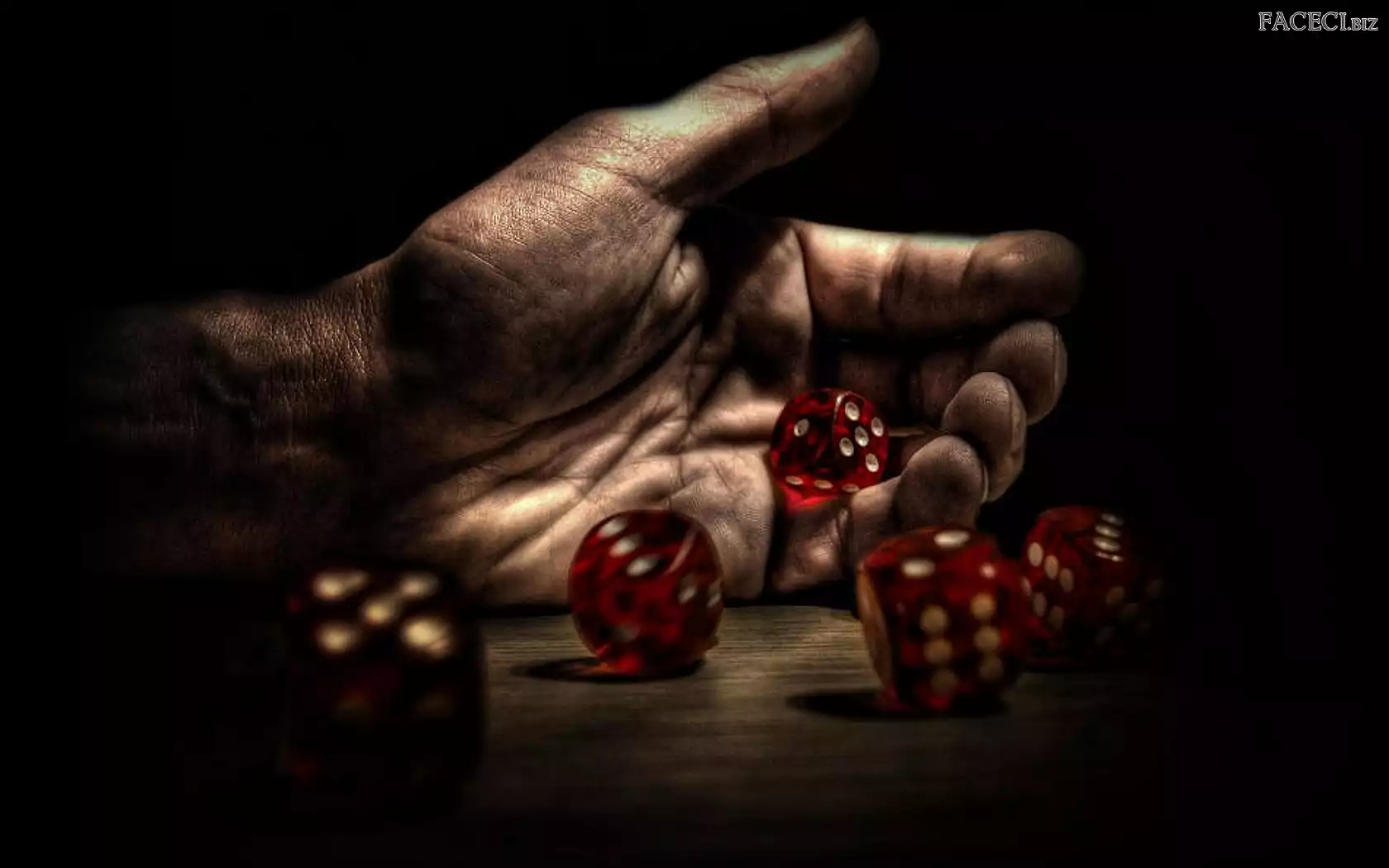 Kostki, Męska, Dłoń